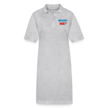welcher bob - Stanley/Stella Frauen Bio-Polokleid PAIGER - Grau meliert - Vorne