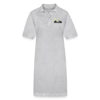 Tractor Farm - Stanley/Stella PAIGER Organic Women’s Polo Dress - heather grey - Front