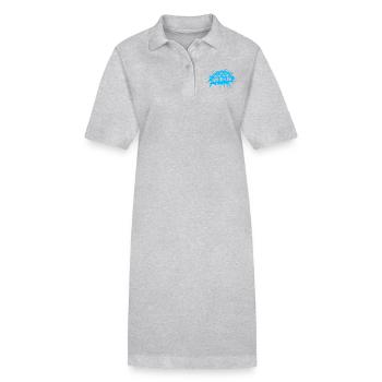 It's Official I'm The Favorite Son-In-Law Saying - Stanley/Stella PAIGER Organic Women’s Polo Dress - heather grey - Front