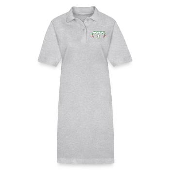Augsburg Eishockey - Stanley/Stella Frauen Bio-Polokleid PAIGER - Grau meliert - Vorne