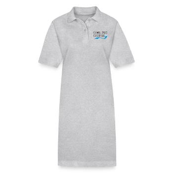 ICH GEB' GAS - Stanley/Stella Frauen Bio-Polokleid PAIGER - Grau meliert - Vorne