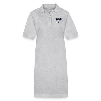 BERLIN UNIVERSITY COLLEGE STREET - Robe polo bio PAIGER Stanley/Stella Femme - gris chiné - Devant
