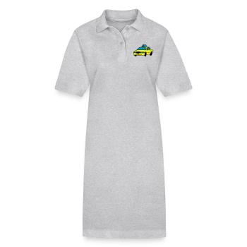 Taxi - Stanley/Stella Frauen Bio-Polokleid PAIGER - Grau meliert - Vorne