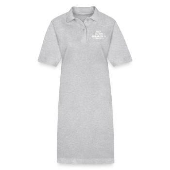 Queen elizabeth - Stanley/Stella Frauen Bio-Polokleid PAIGER - Grau meliert - Vorne