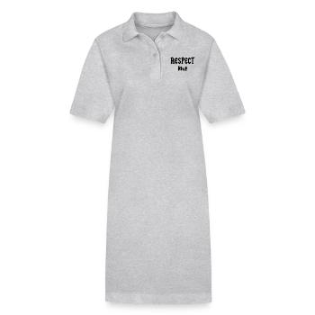 RESPECT ME - Stanley/Stella PAIGER Organic Women’s Polo Dress - heather grey - Front