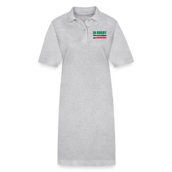 rugby - Stanley/Stella Frauen Bio-Polokleid PAIGER - Grau meliert - Vorne