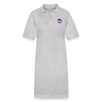 Raum-020 - Stanley/Stella Frauen Bio-Polokleid PAIGER - Grau meliert - Vorne