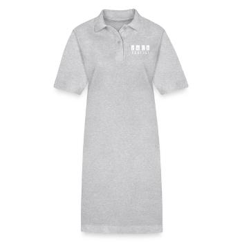 Zack Fertig! - Stanley/Stella Frauen Bio-Polokleid PAIGER - Grau meliert - Vorne