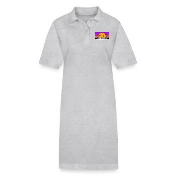 San Diego Shirt ! - Robe polo bio PAIGER Stanley/Stella Femme - gris chiné - Devant