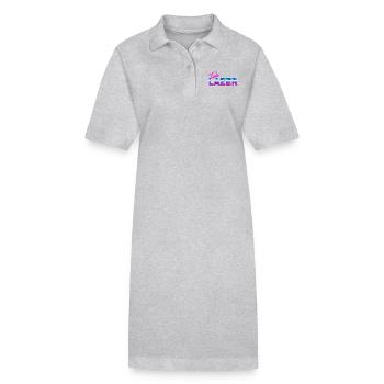 Turbo Lazer - Robe polo bio PAIGER Stanley/Stella Femme - gris chiné - Devant