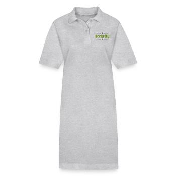 Sécurité - Robe polo bio PAIGER Stanley/Stella Femme - gris chiné - Devant