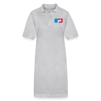 E-Sports Console - Robe polo bio PAIGER Stanley/Stella Femme - gris chiné - Devant
