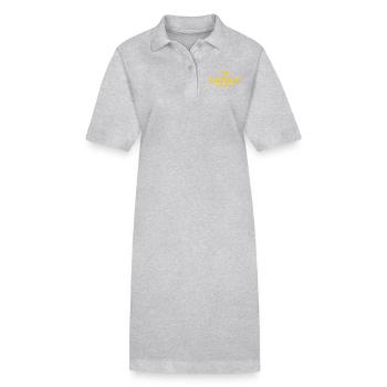 Australie - Australie - Australie - Kangourou - Robe polo bio PAIGER Stanley/Stella Femme - gris chiné - Devant