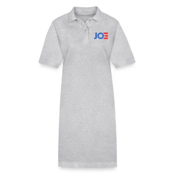 Joe biden - Stanley/Stella Frauen Bio-Polokleid PAIGER - Grau meliert - Vorne