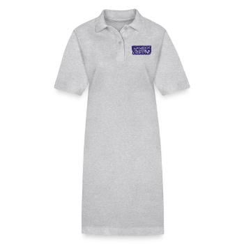 innovation self-realization improvement sayings - Stanley/Stella PAIGER Organic Women’s Polo Dress - heather grey - Front
