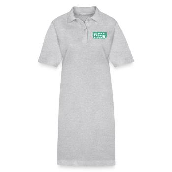 L’audace, cultiver le courage, les activités d’aventure - Robe polo bio PAIGER Stanley/Stella Femme - gris chiné - Devant