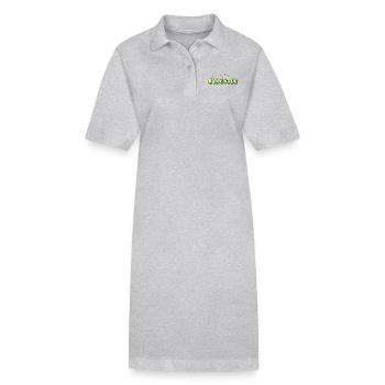 Bodensee Ferienglück - Stanley/Stella Frauen Bio-Polokleid PAIGER - Grau meliert - Vorne