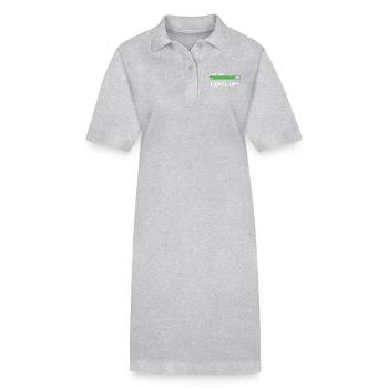 I dont age i level Up Gamer Shirt - Stanley/Stella Frauen Bio-Polokleid PAIGER - Grau meliert - Vorne