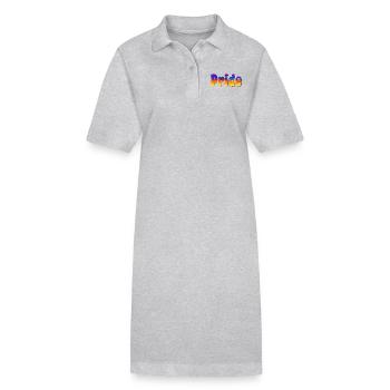 Pride - Stanley/Stella Frauen Bio-Polokleid PAIGER - Grau meliert - Vorne