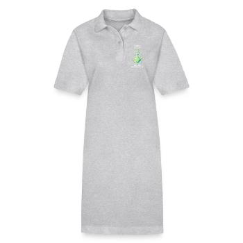 Status effect: slightly radioactive | Chemistry - Stanley/Stella PAIGER Organic Women’s Polo Dress - heather grey - Front