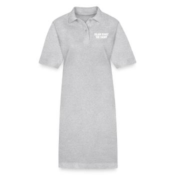 Islam is not the enemy - Stanley/Stella Frauen Bio-Polokleid PAIGER - Grau meliert - Vorne