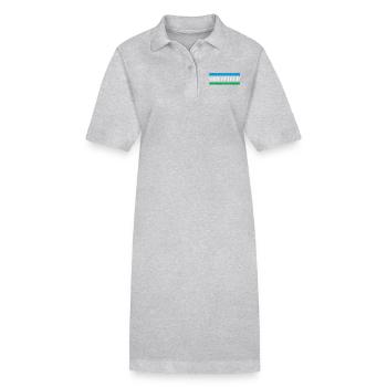 Sheffield - Stanley/Stella PAIGER Organic Women’s Polo Dress - heather grey - Front