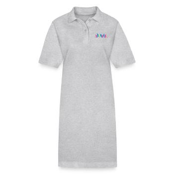 Hockey Crew Joueur - Robe polo bio PAIGER Stanley/Stella Femme - gris chiné - Devant