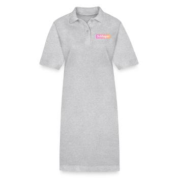 Schlager by designMC - Robe polo bio PAIGER Stanley/Stella Femme - gris chiné - Devant