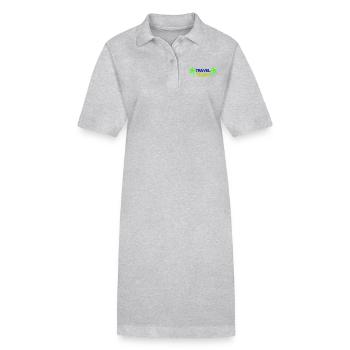 travel team - Stanley/Stella Frauen Bio-Polokleid PAIGER - Grau meliert - Vorne