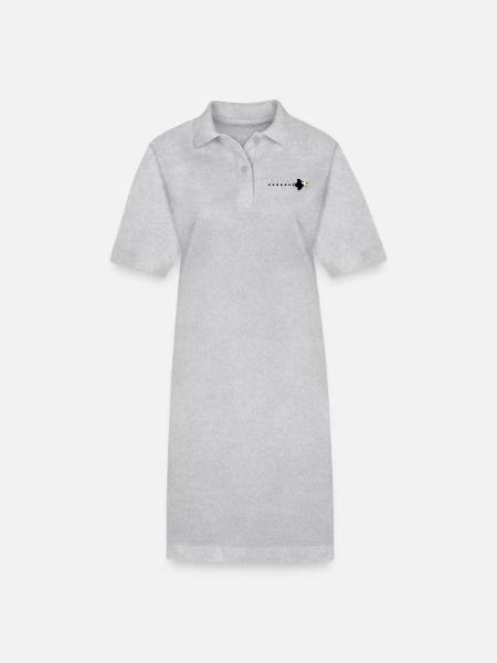 Raven manga - Stanley/Stella PAIGER Organic Women’s Polo Dress - heather grey