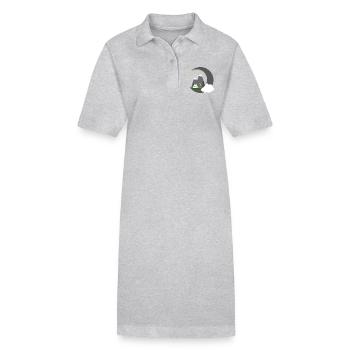 CAMPEN STAR HEAVEN - Robe polo bio PAIGER Stanley/Stella Femme - gris chiné - Devant