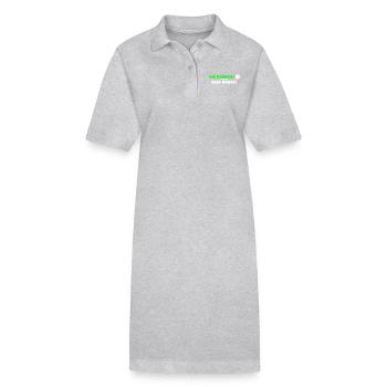 DIE GRÜNEN NEIN DANKE - Stanley/Stella Frauen Bio-Polokleid PAIGER - Grau meliert - Vorne