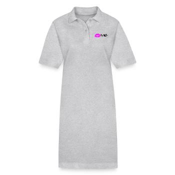 Kiss me - Stanley/Stella Frauen Bio-Polokleid PAIGER - Grau meliert - Vorne