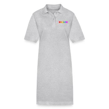 Shalom - Stanley/Stella Frauen Bio-Polokleid PAIGER - Grau meliert - Vorne