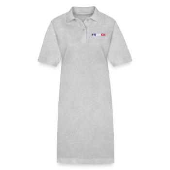 France - Stanley/Stella Frauen Bio-Polokleid PAIGER - Grau meliert - Vorne