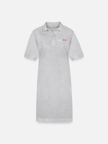 Speed Freak - Stanley/Stella Frauen Bio-Polokleid PAIGER - Grau meliert