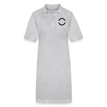 EBM Logo 5 - Robe polo bio PAIGER Stanley/Stella Femme - gris chiné - Devant