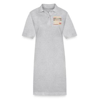 Mai 1952 Mai - Jubiläum Mai 1952 - Stanley/Stella Frauen Bio-Polokleid PAIGER - Grau meliert - Vorne