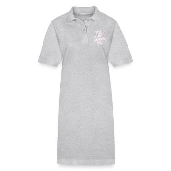 You Can t Handle Me - Stanley/Stella Frauen Bio-Polokleid PAIGER - Grau meliert - Vorne