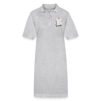 Teach Love Repeat – École de formation des formateurs d’enseignants - Robe polo bio PAIGER Stanley/Stella Femme - gris chiné - Devant