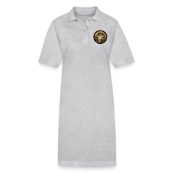 Echse Bier - Stanley/Stella Frauen Bio-Polokleid PAIGER - Grau meliert - Vorne