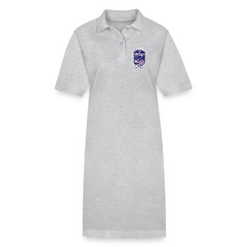 Michigan Wrestling - Robe polo bio PAIGER Stanley/Stella Femme - gris chiné - Devant