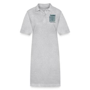 Sortir des sentiers battus - Hareng - Équipe - Solution - Robe polo bio PAIGER Stanley/Stella Femme - gris chiné - Devant