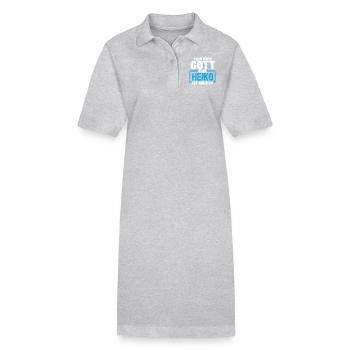 HEIKO - ok - Stanley/Stella Frauen Bio-Polokleid PAIGER - Grau meliert - Vorne