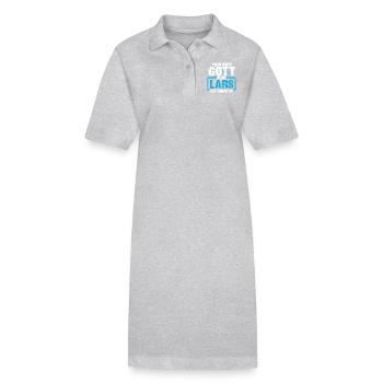 LARS - ok - Stanley/Stella Frauen Bio-Polokleid PAIGER - Grau meliert - Vorne