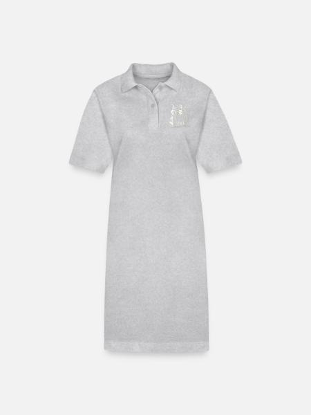 soul - Stanley/Stella Frauen Bio-Polokleid PAIGER - Grau meliert
