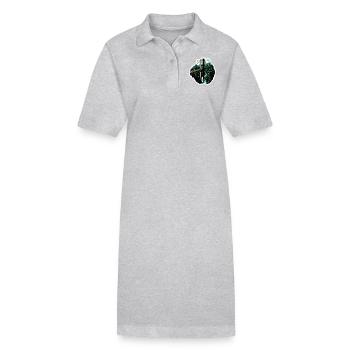 Jungle bridge - Stanley/Stella Frauen Bio-Polokleid PAIGER - Grau meliert - Vorne