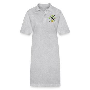 sushi - Robe polo bio PAIGER Stanley/Stella Femme - gris chiné - Devant