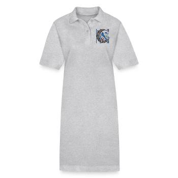 Bluejay - Stanley/Stella Frauen Bio-Polokleid PAIGER - Grau meliert - Vorne