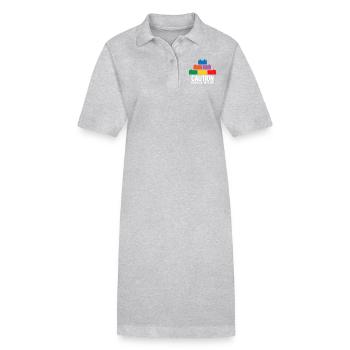Ziegelbauer Ziegelbau Baumeister - Stanley/Stella Frauen Bio-Polokleid PAIGER - Grau meliert - Vorne
